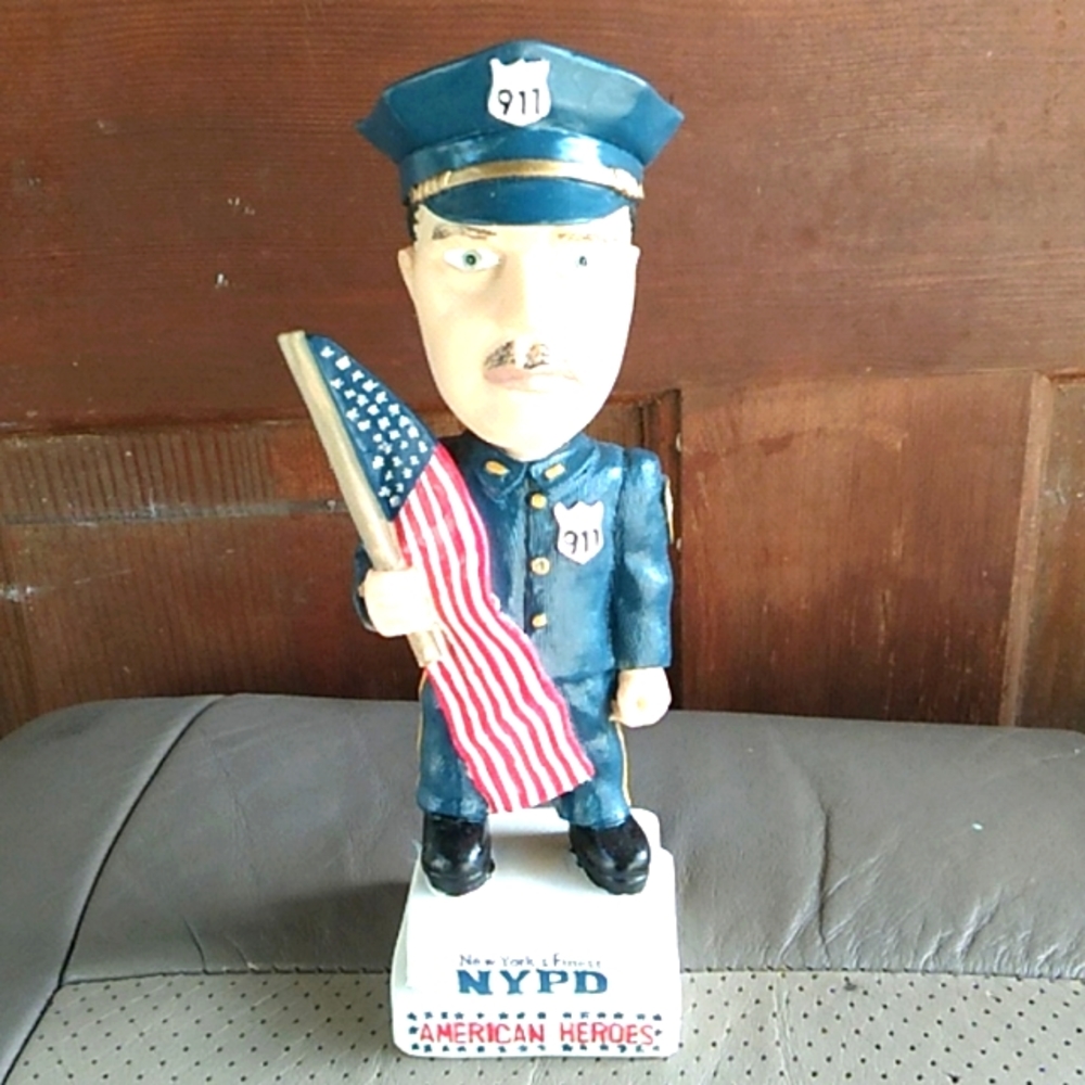 NYPD Finest Hand made Bobblehead